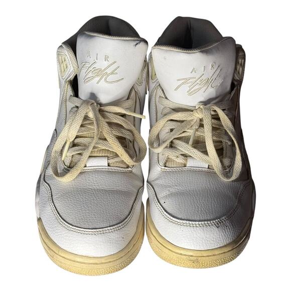 Nike Air Flight Legacy White BQ4212-101 Men’s Size 11 Retro Basketball OG Vibe - Picture 3 of 10